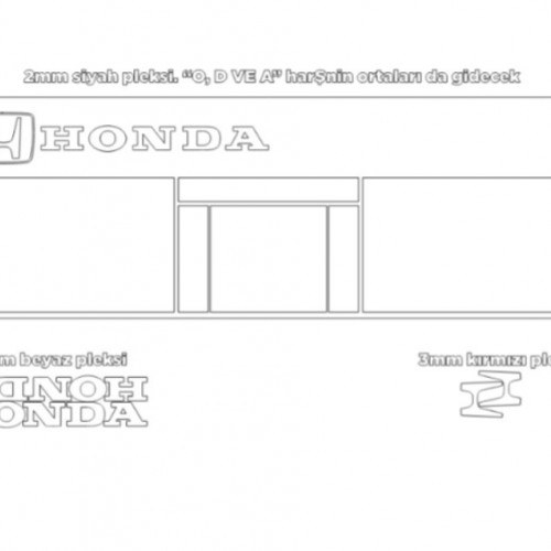 Kişiye Özel Sipariş Ahmet Doluel Kargo Dahil Çizimli  3mm beyaz, kırmızı ve 2mm siyah pleksi Kargo dahil