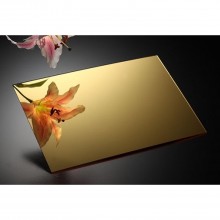 Özel Kesim 1.8 mm Parça Altın Ayna Pleksi 