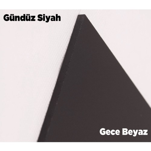 2.8 - 3mm Black White Pleksi Tabaka Pleksi Gece Gündüz Pleksi Tabaka Pleksi 135x200cm 2.8 - 3mm Black White Pleksi Tabaka Pleksi Gece Gündüz Pleksi Tabaka Pleksi 135x200cm